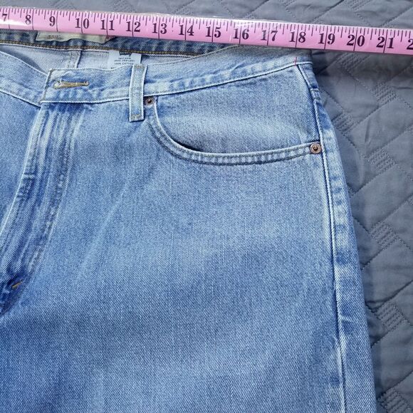 Levis Jeans Mens 38 X 38 Blue 550 Relaxed Fit Straight Medium Wash American - Picture 4 of 12